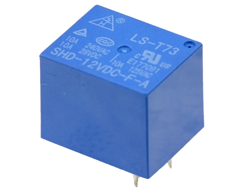 电磁继电器 蓝色丝印 1H 12V 4pin